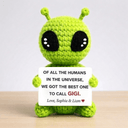 Out of All the Humans in the Universe – Personalized Alien Gift - Permagift