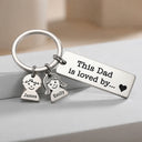 Custom Name Keychain Gift -Gift for Dad, Grandpa, Mom