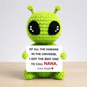 Out of All the Humans in the Universe – Personalized Alien Gift - Permagift