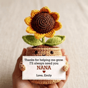 I'll Always Need You - Custom Flower Crochet Gift For Mom, Nana - Permagift