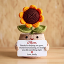 Individuelles lustiges Blumen-HΓ€kelgeschenk zum Muttertag