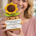 You are my sunshine - Custom Flower Crochet Mother's Day Gift - Permagift