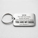 You Are My Rock Custom Keychain - Permagift