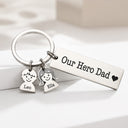 Custom Name Keychain Gift -Gift for Dad, Grandpa, Mom