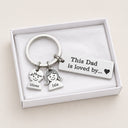 Custom Name Keychain Gift -Gift for Stepdad, Dad