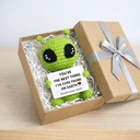 You're the best thing I've ever found on Earth - Crochet Alien Gift - Permagift