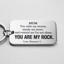 You Are My Rock Custom Keychain - Permagift