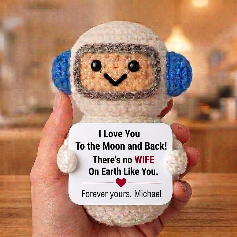Custom Astronaut Crochet Gift - Permagift
