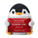 I Chose You - Custom Penguin Crochet Gift - Permagift
