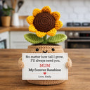 My Forever Sunshine - Custom Flower Crochet Gift For Mum, Granny, Dad - Permagift