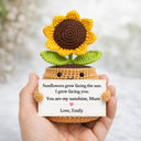 You are my sunshine - Custom Flower Crochet Mother's Day Gift - Permagift