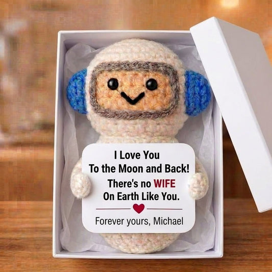 Custom Astronaut Crochet Gift - Permagift