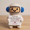 I Love You To The Moon & back - Custom Astronaut Gift For Mom, Grandma - Permagift