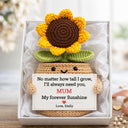 My Forever Sunshine - Custom Flower Crochet Gift For Mum, Granny, Dad - Permagift