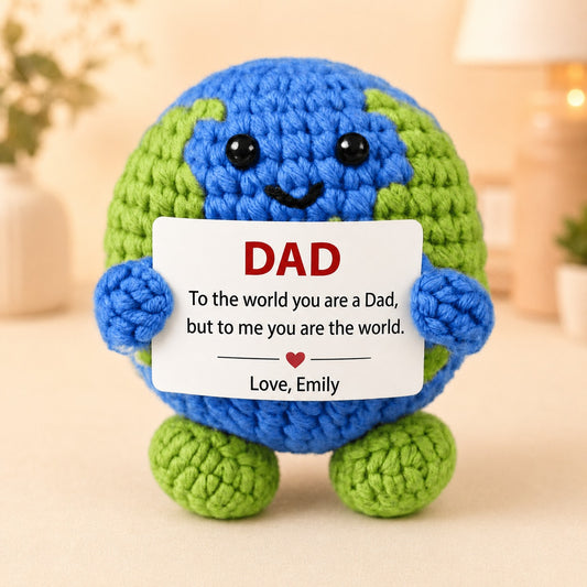 You Are The World - Personalized Crochet Gift